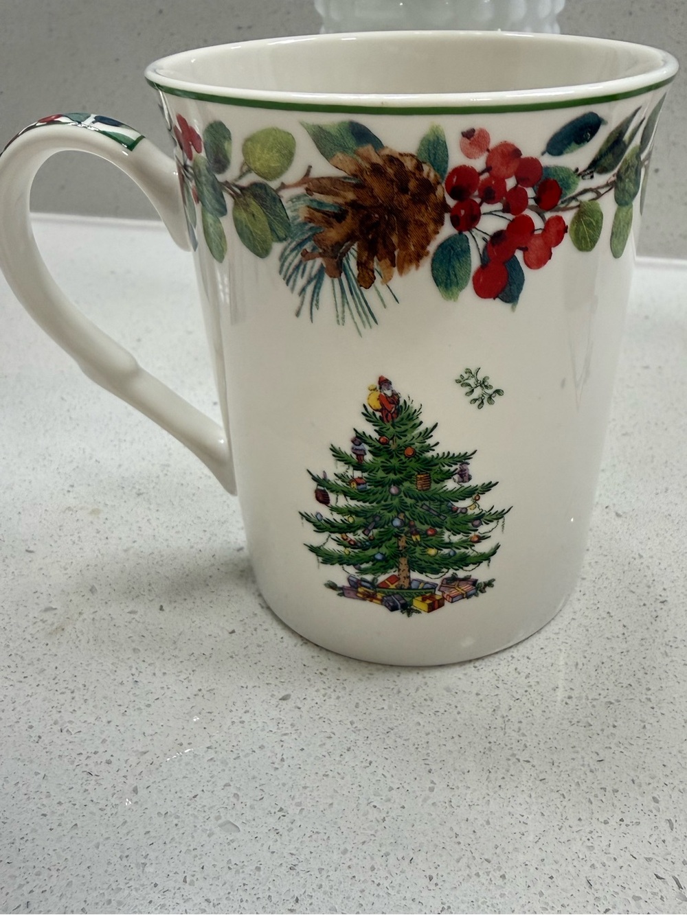 Spode Christmas Coffee Or Tea Cup Holiday Mug CHRISTMAS TREE S3324-A22